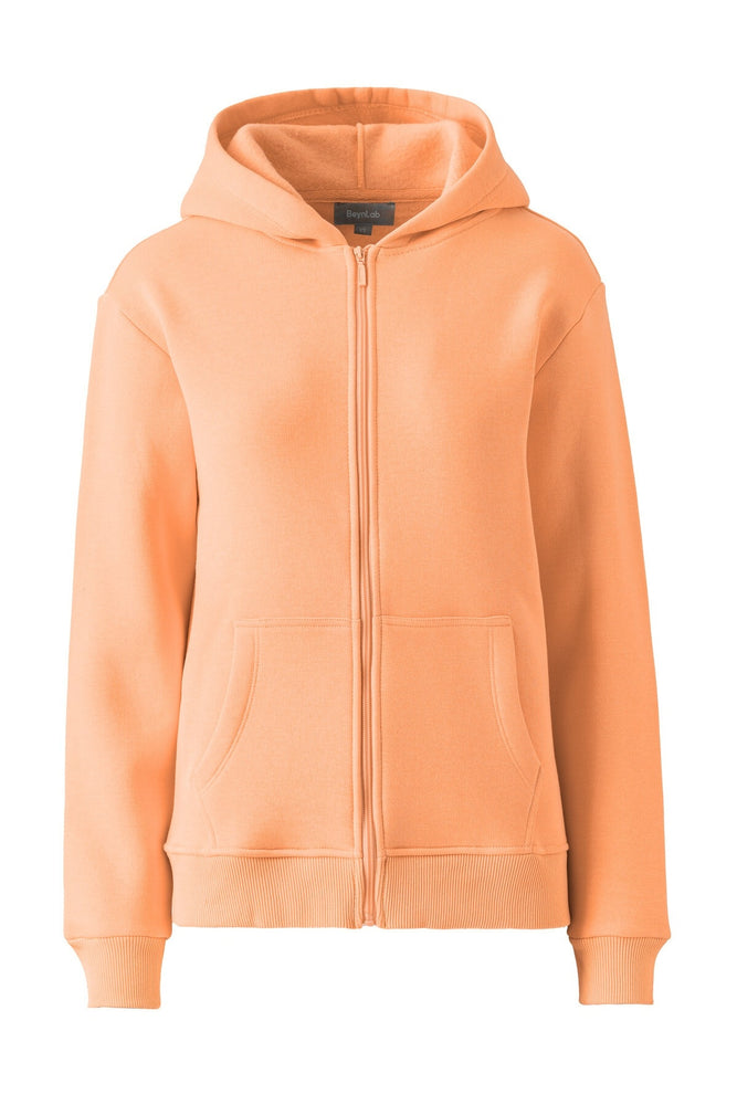 Unisex Tarsier Zip-Up Hoodie (Şeftali)