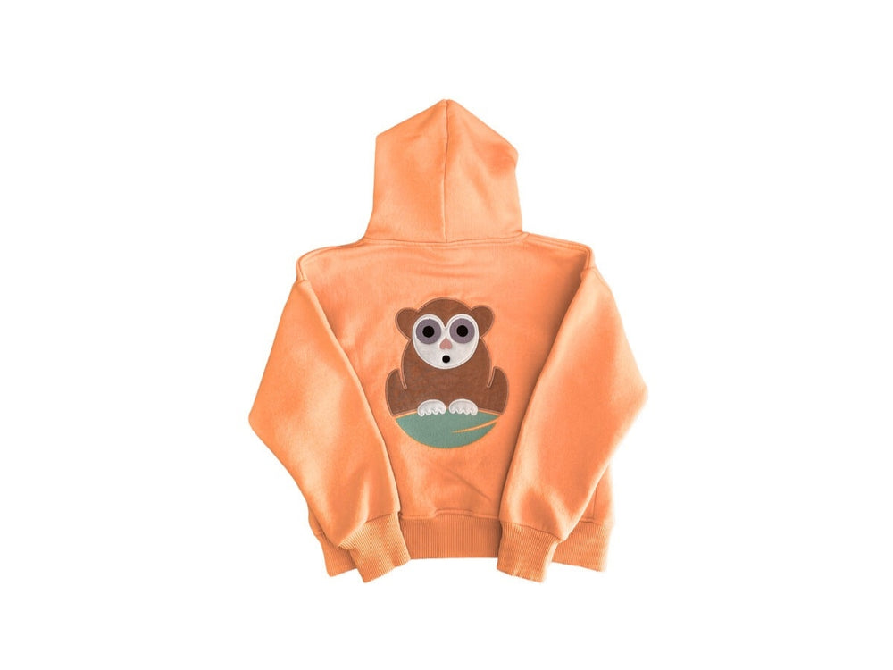 Çocuk Tarsier Zip-Up Hoodie (Şeftali)